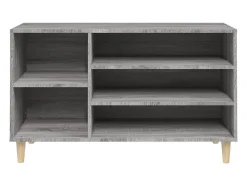 Zapatero Sonoma gris 102x36x60 cm Madera de ingeniería