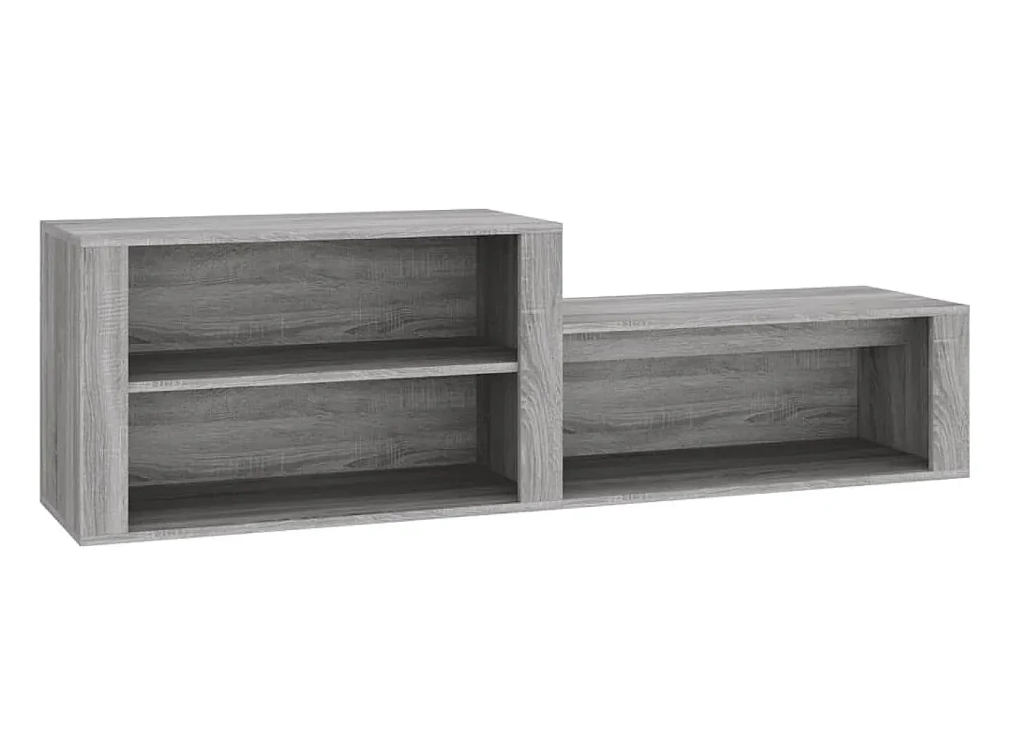 Zapatero Sonoma gris 150x35x45 cm Madera de ingeniería