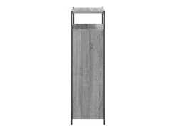 Zapatero Sonoma gris 75x34x112 cm madera de ingeniería