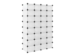 Zapatero transparente 93x36,5x140 cm PP