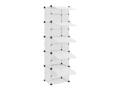 Zapatero transparente 44x31,5x153,5 cm PP