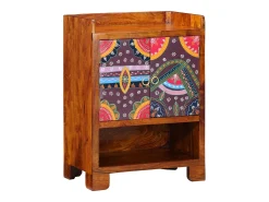 Zapatero 55x35x75 cm fabricado en madera maciza de acacia