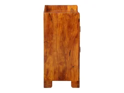 Zapatero 55x35x75 cm fabricado en madera maciza de acacia