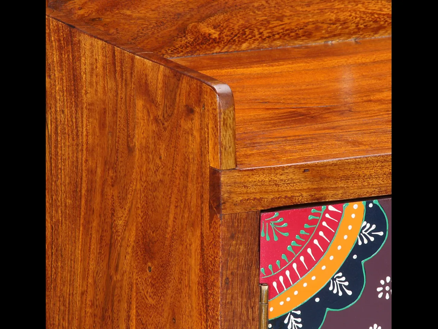 Zapatero 55x35x75 cm fabricado en madera maciza de acacia