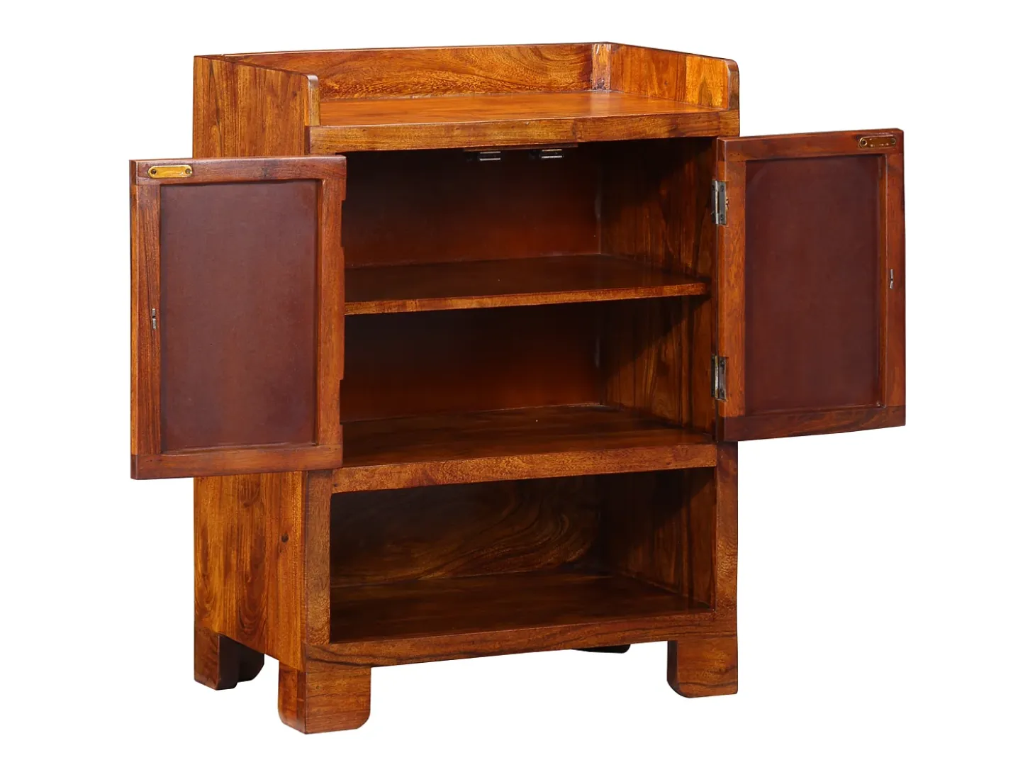 Zapatero 55x35x75 cm fabricado en madera maciza de acacia