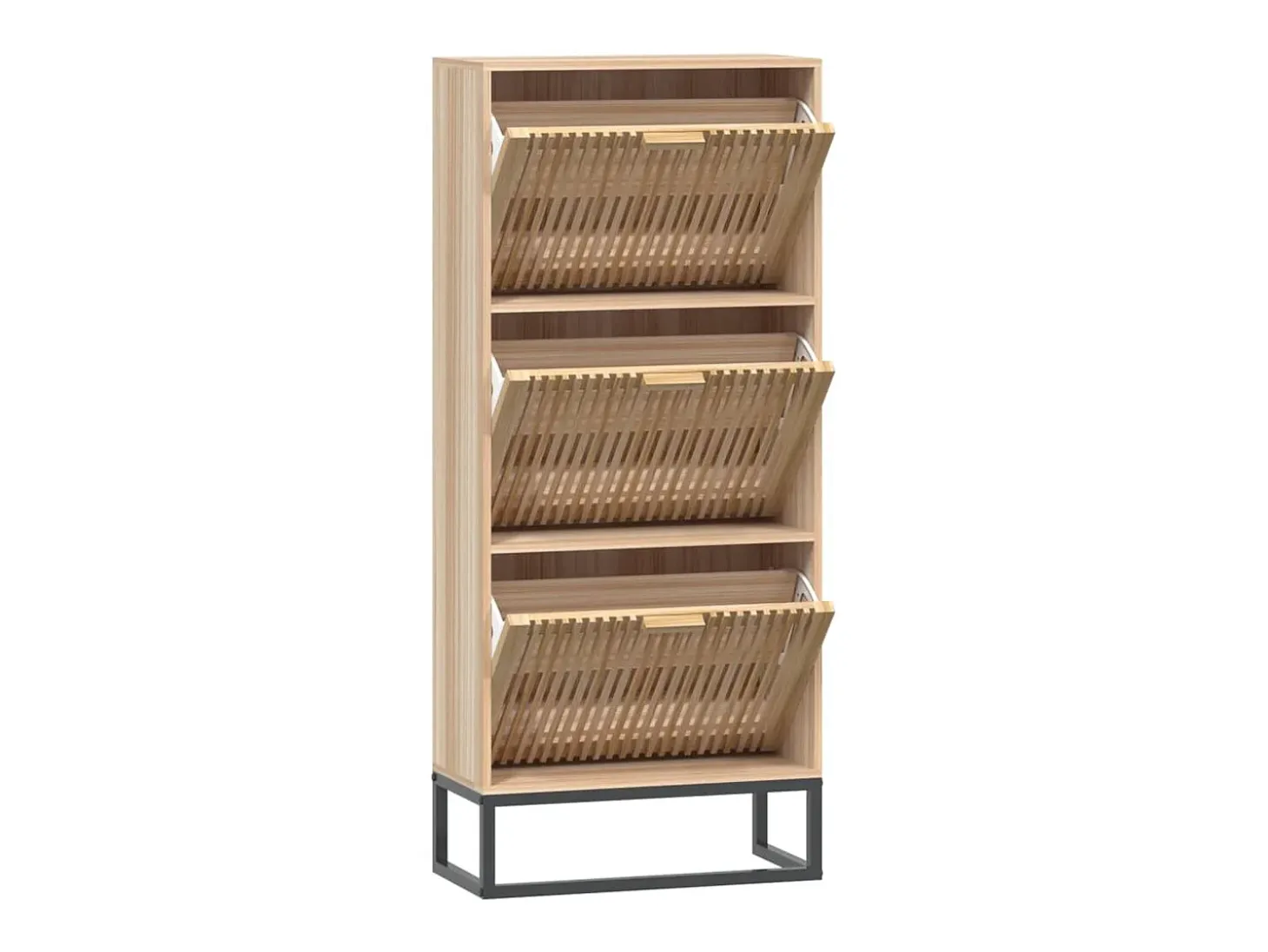 Zapatero 52x25x120 cm madera contrachapada