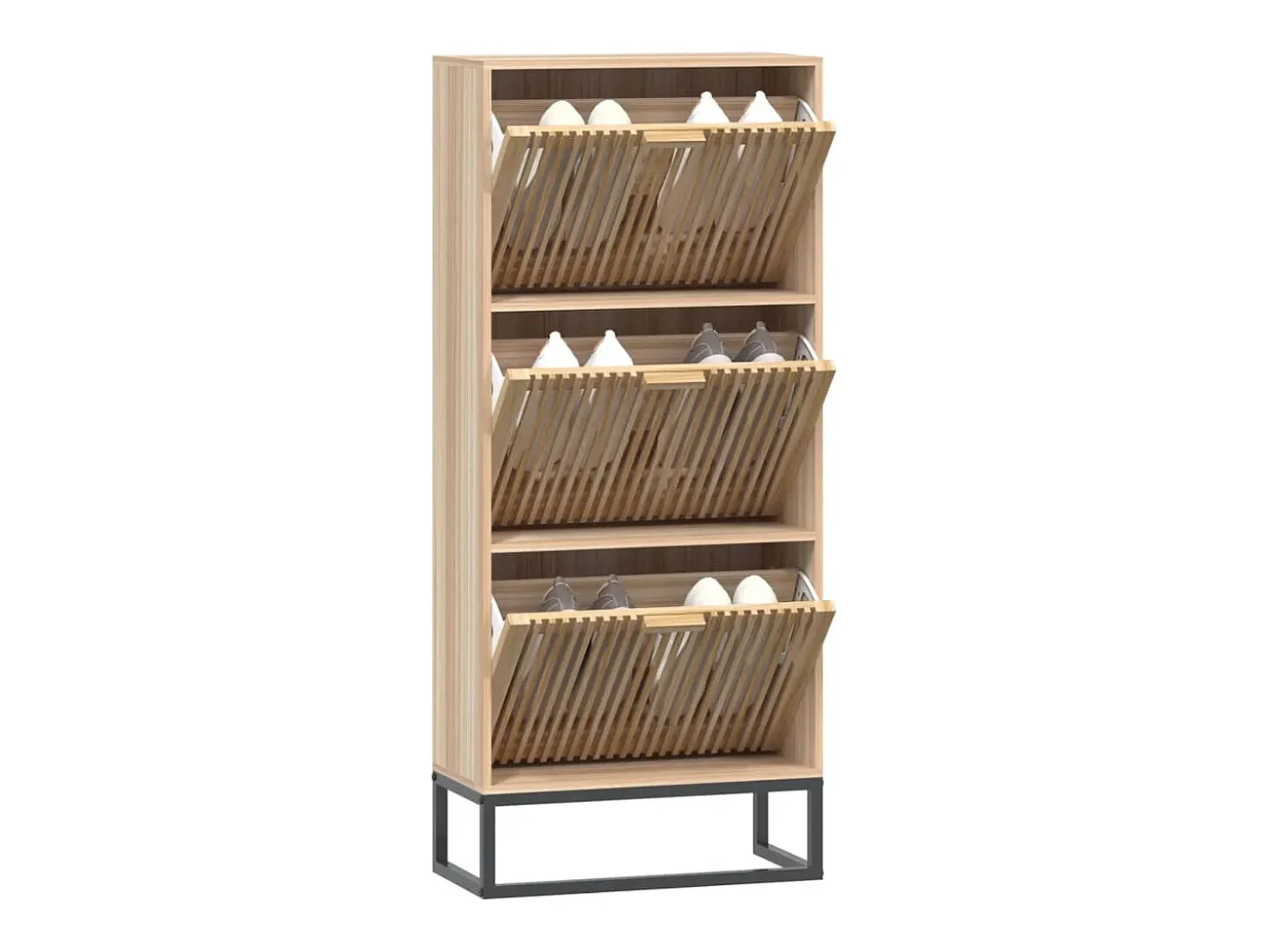 Zapatero 52x25x120 cm madera contrachapada