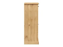 Zapatero 60x35x96 cm madera maciza de pino