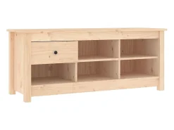Zapatero 110x38x45,5 cm Madera maciza de pino