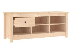 Zapatero 110x38x45,5 cm Madera maciza de pino