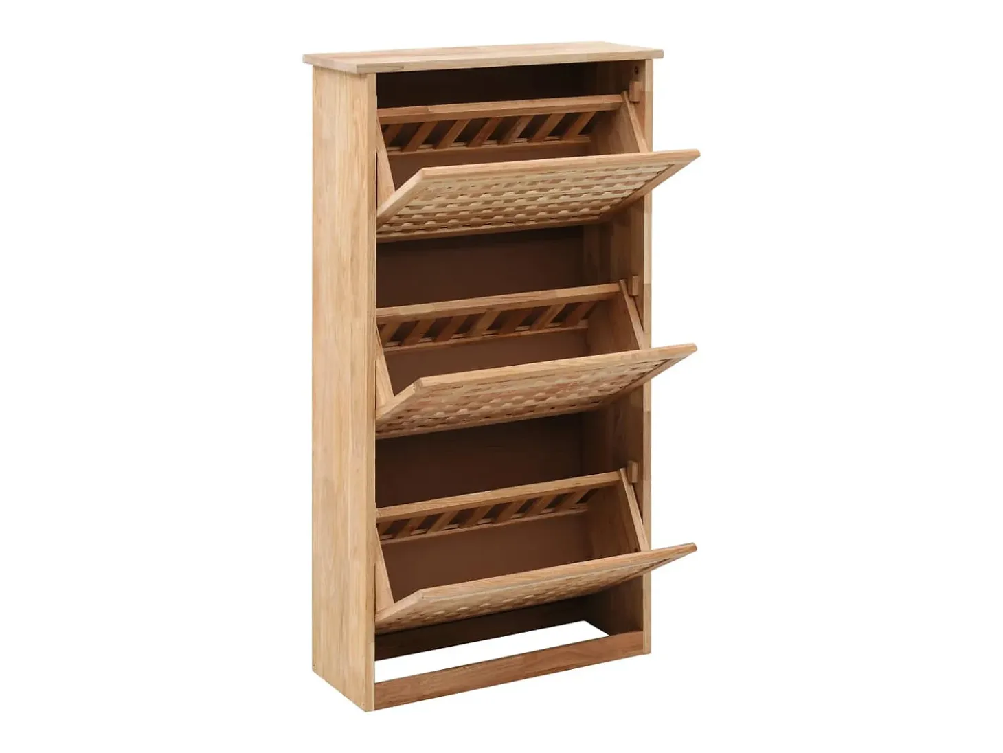 Zapatero 55x20x104 cm Madera maciza de nogal