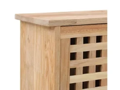 Zapatero 55x20x104 cm Madera maciza de nogal