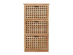 Zapatero 55x20x104 cm Madera maciza de nogal