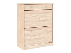 Zapatero 77x35x96 cm madera maciza de pino
