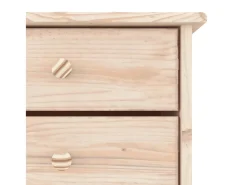 Zapatero 77x35x96 cm madera maciza de pino
