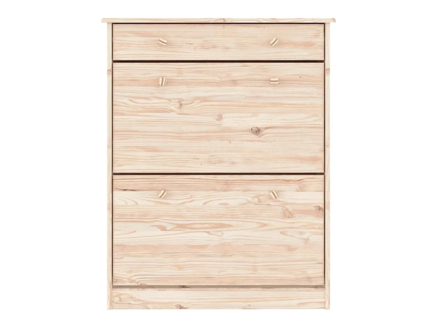 Zapatero 77x35x96 cm madera maciza de pino