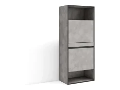 Zapatero, 60x35x145cm, Dormitorio, habitación, Mueble auxiliar, Cemento