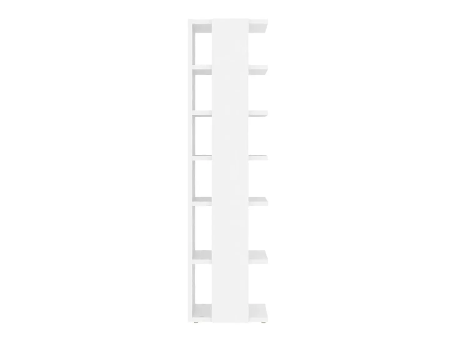 Zapateros 2 uds Blanco 27,5x27x102cm madera de ingeniería