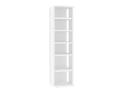 Zapateros 2 uds Blanco 27,5x27x102cm madera de ingeniería