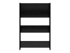 Zapateros de pared 2 uds Roble negro 60 x 18 x 60 cm