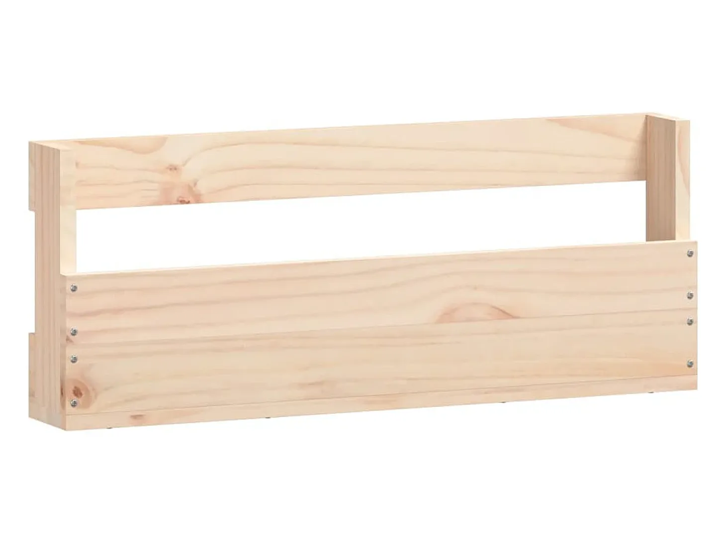 Zapateros de pared 2 uds 59x9x23 cm Pino macizo
