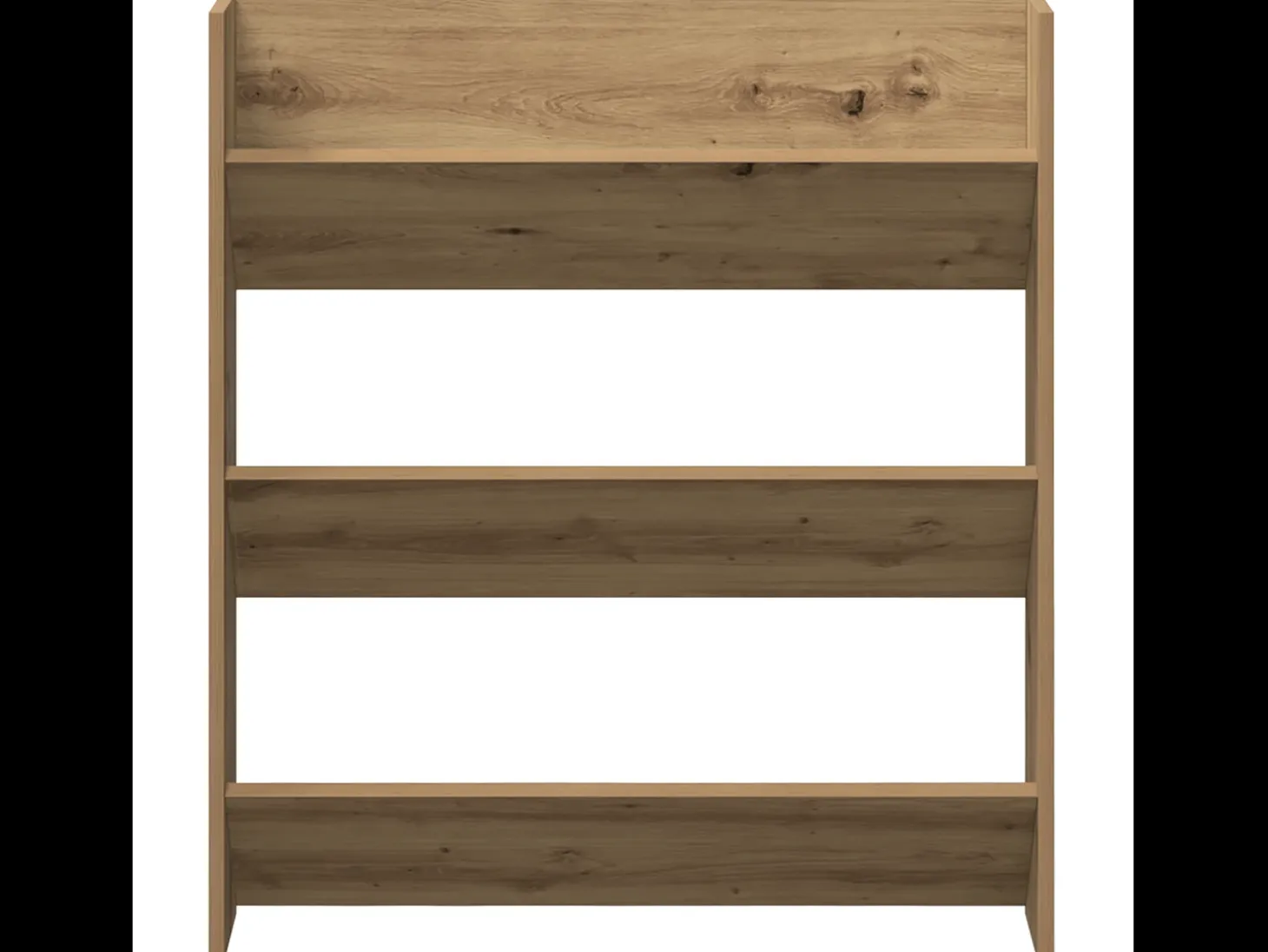 Zapateros de pared con balda Otros 2 piezas roble artesanal
