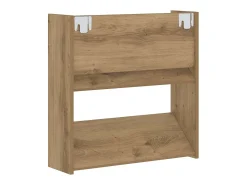 Zapateros de pared con balda Otros 2 piezas roble artesanal