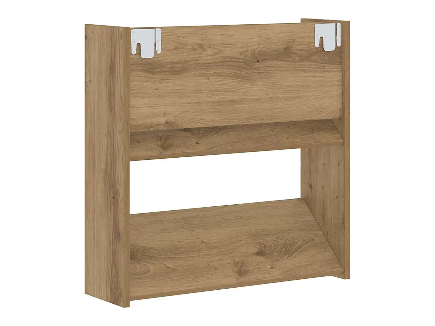 Zapateros de pared con balda Otros 2 piezas roble artesanal