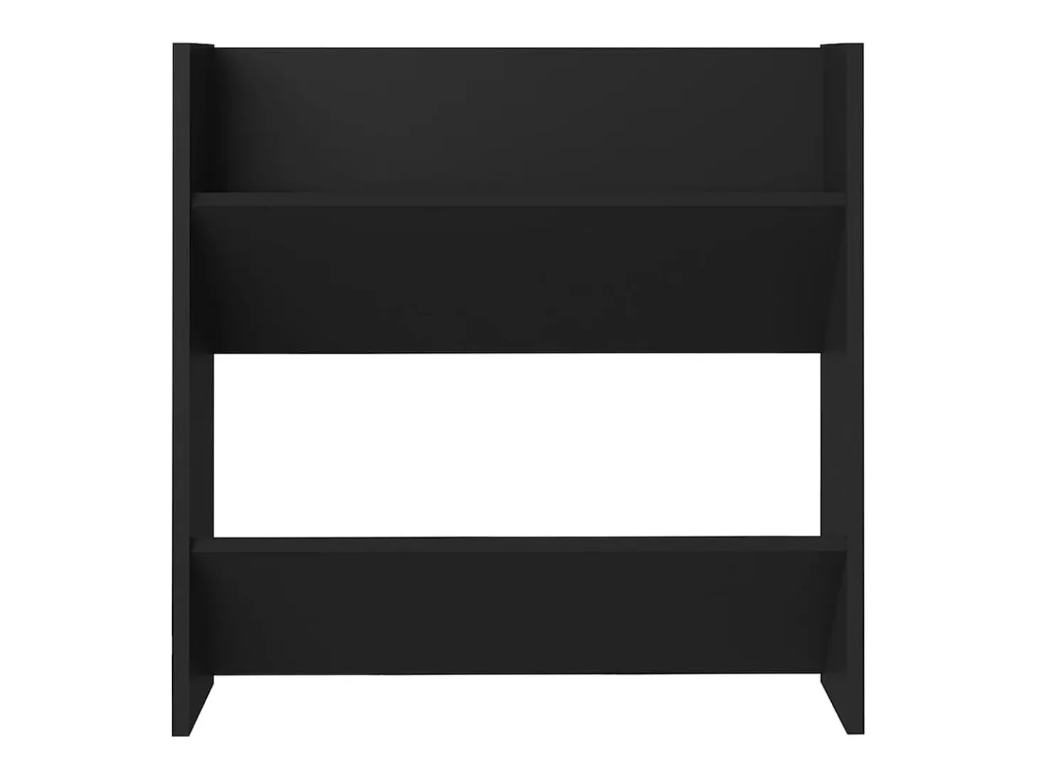 zapateros de pared de madera de ingeniería negra