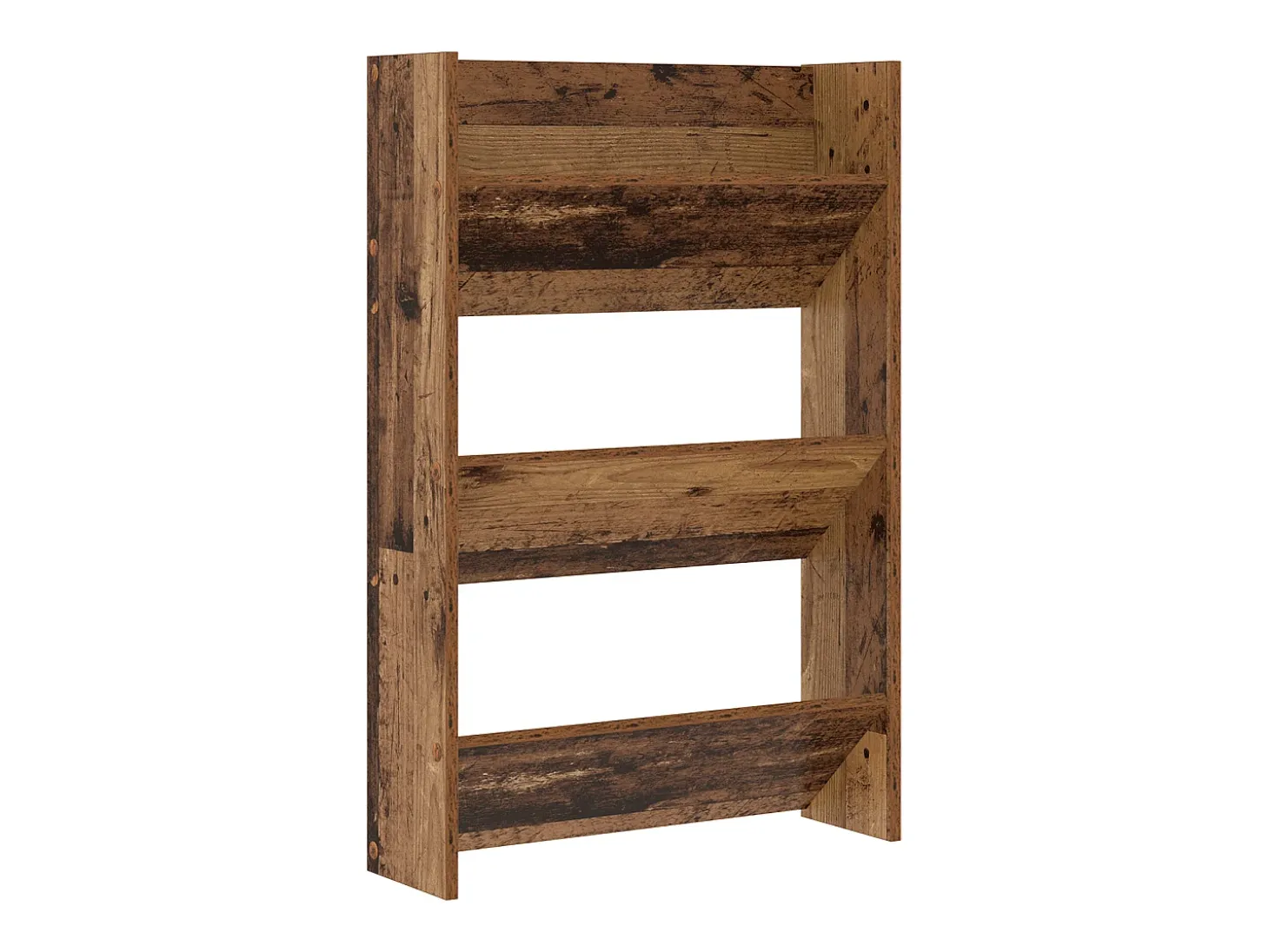 Zapateros de pared Madera vieja 60 x 18 x 60 cm