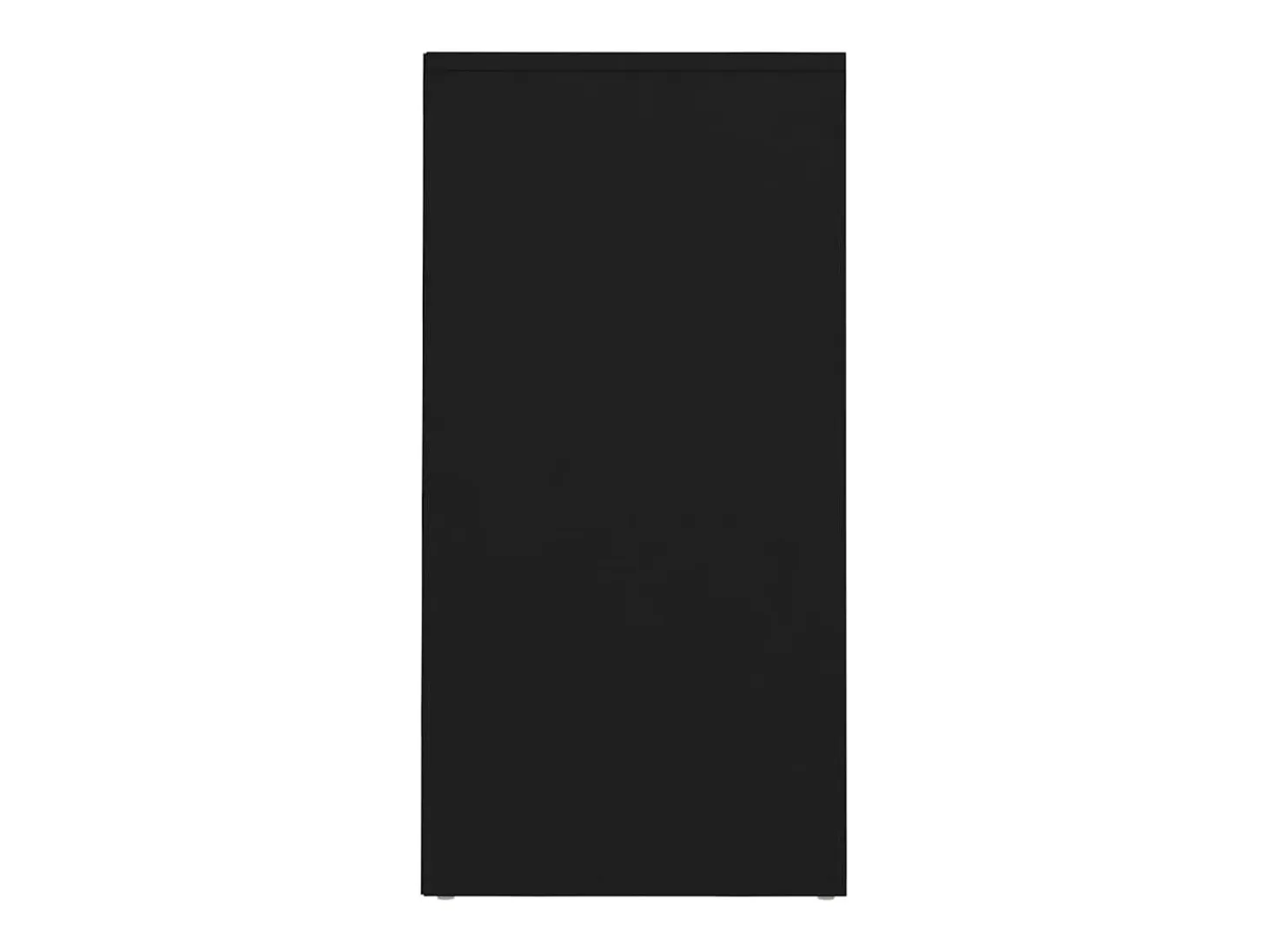 zapateros negros de 31,5 x 35 x 70 cm de madera de ingeniería