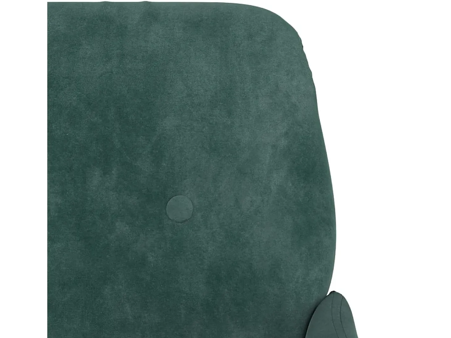 Zarina Sillón de terciopelo verde oscuro 62x79x79 cm