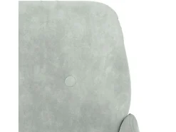 Zarina Sillón de terciopelo gris claro 62x79x79 cm