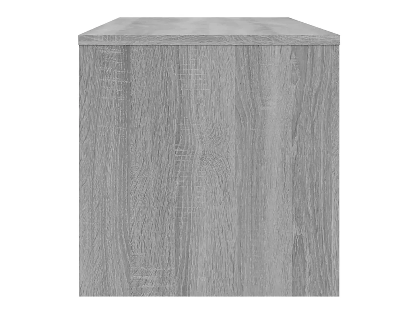 Zerina Mueble de TV madera contrachapada gris Sonoma 100x40x40 cm