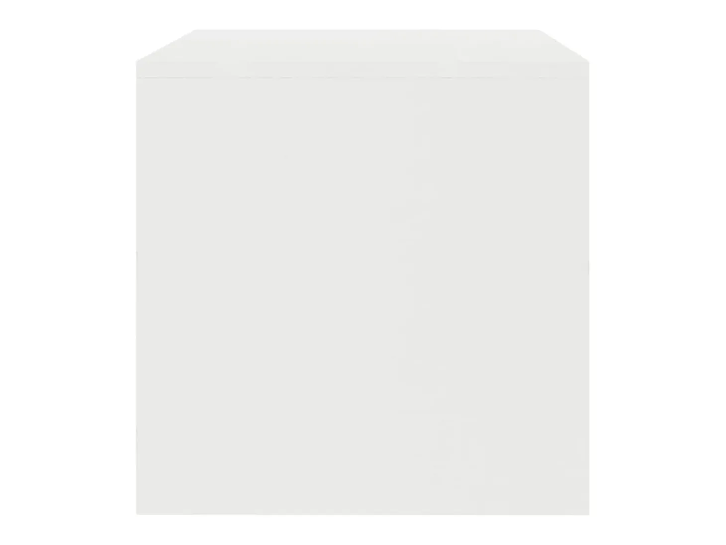 Zerina Mueble para TV madera contrachapada blanco 100x40x40 cm