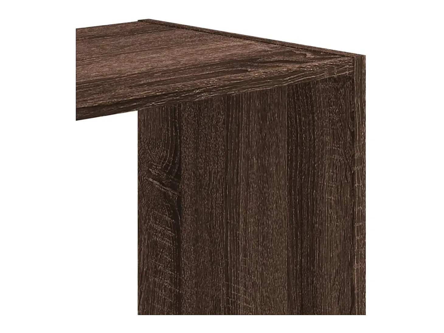 Zico Estantería madera de ingeniería marrón roble 102x32x108 cm