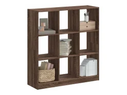 Zico Estantería madera de ingeniería marrón roble 102x32x108 cm