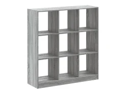 Zico Estantería madera de ingeniería gris Sonoma 102x32x108 cm
