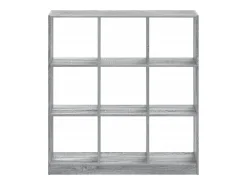 Zico Estantería madera de ingeniería gris Sonoma 102x32x108 cm